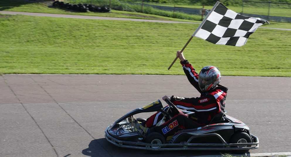 Maak je eigen kartbaan voor de Gokart