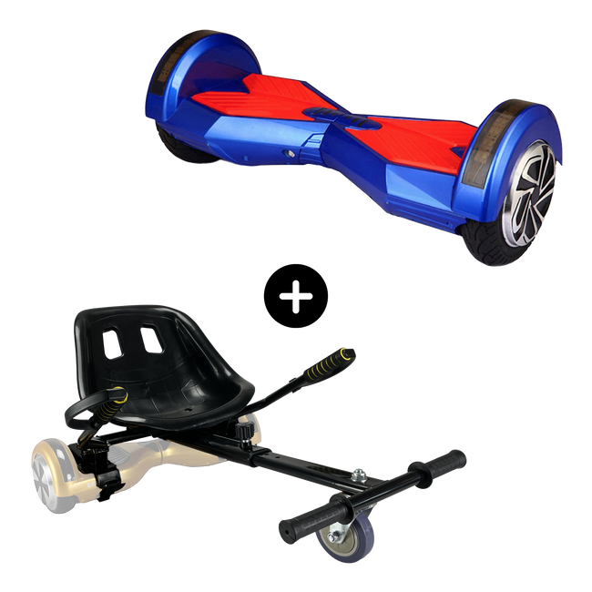 Hoverboard 8 inch Blauw actie